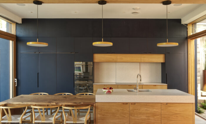 Kitchen area at Sydenham self-build