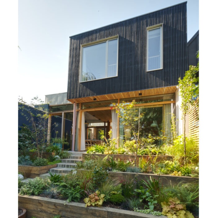 The rear exterior of the Sydenham self-build
