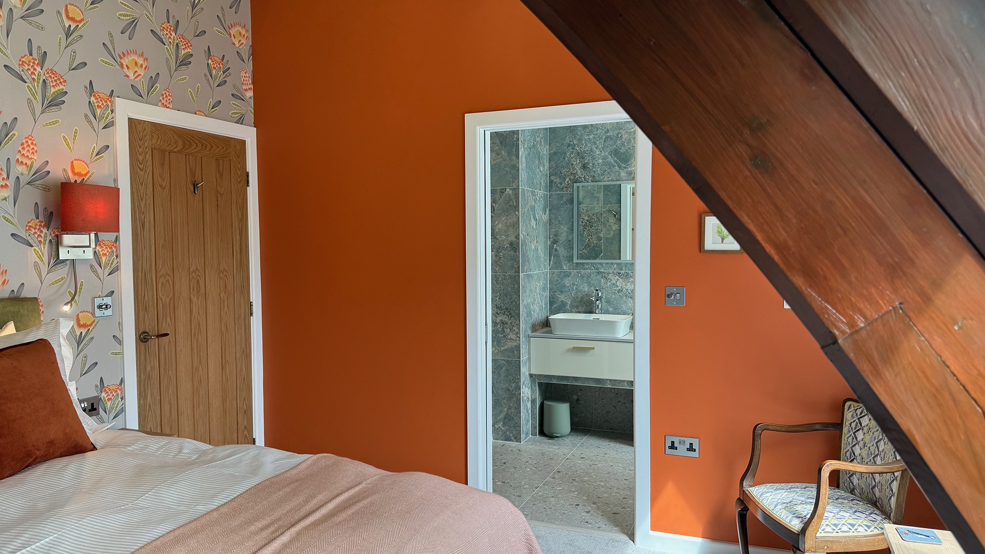 A bedroom in the Warksburn Old Church