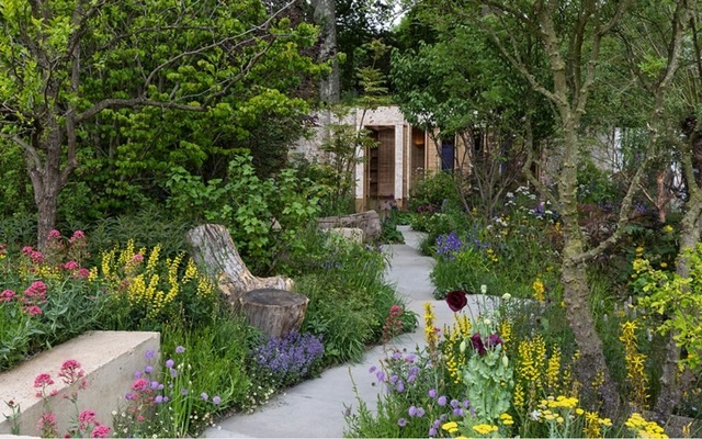 Chelsea Flower Show AI garden
