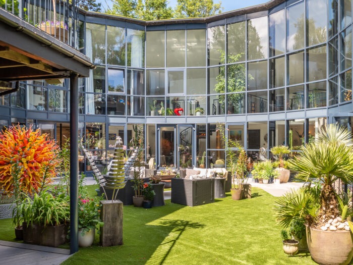 Woolbrook reservoir central courtyard