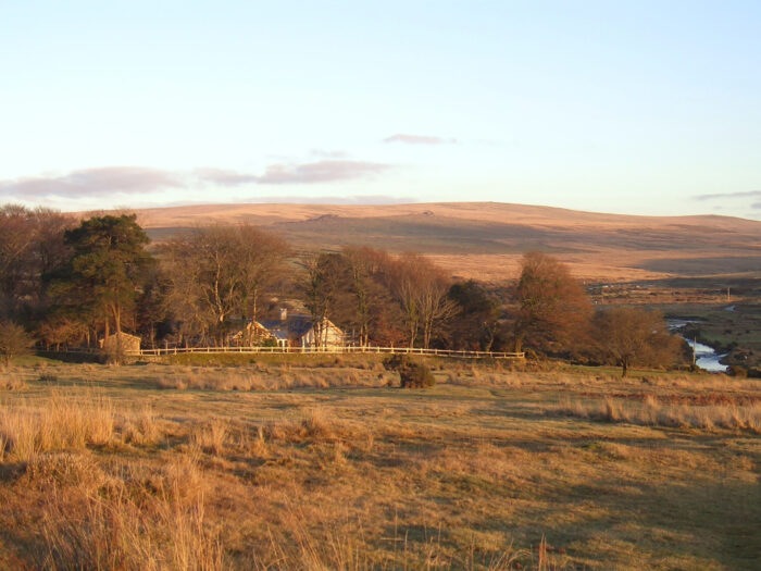 Dartmoor dream house in context on the moor