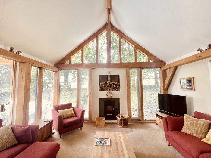Living room in Dartmoor dream home
