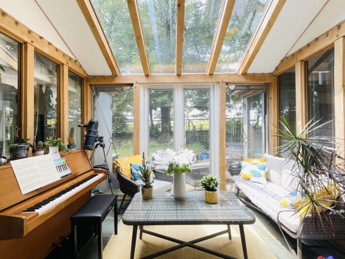 Conservatory at Dartmoor dream house