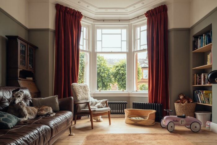 The sitting room at James's house