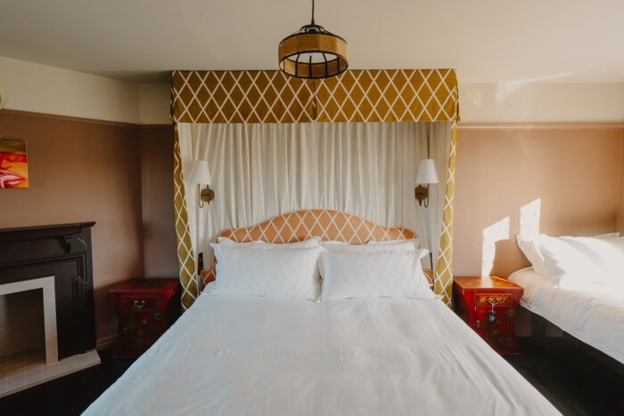 Bedroom at Thorpeness water tower