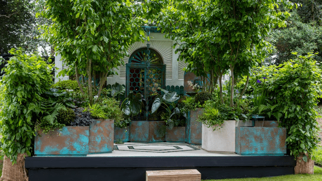 Flood contain the rain garden at RHS Chelsea Flower Show 2026