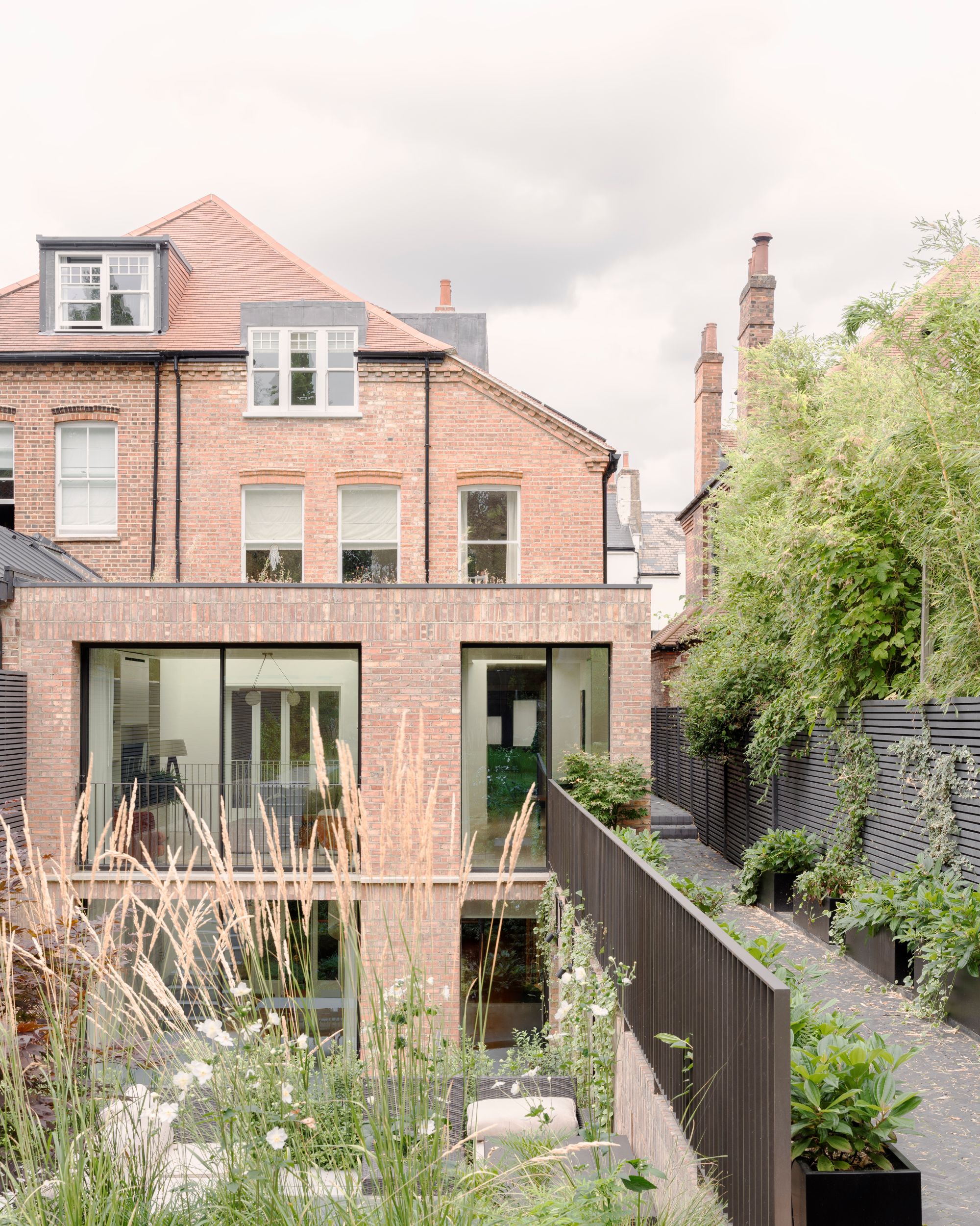 Rear of extended home